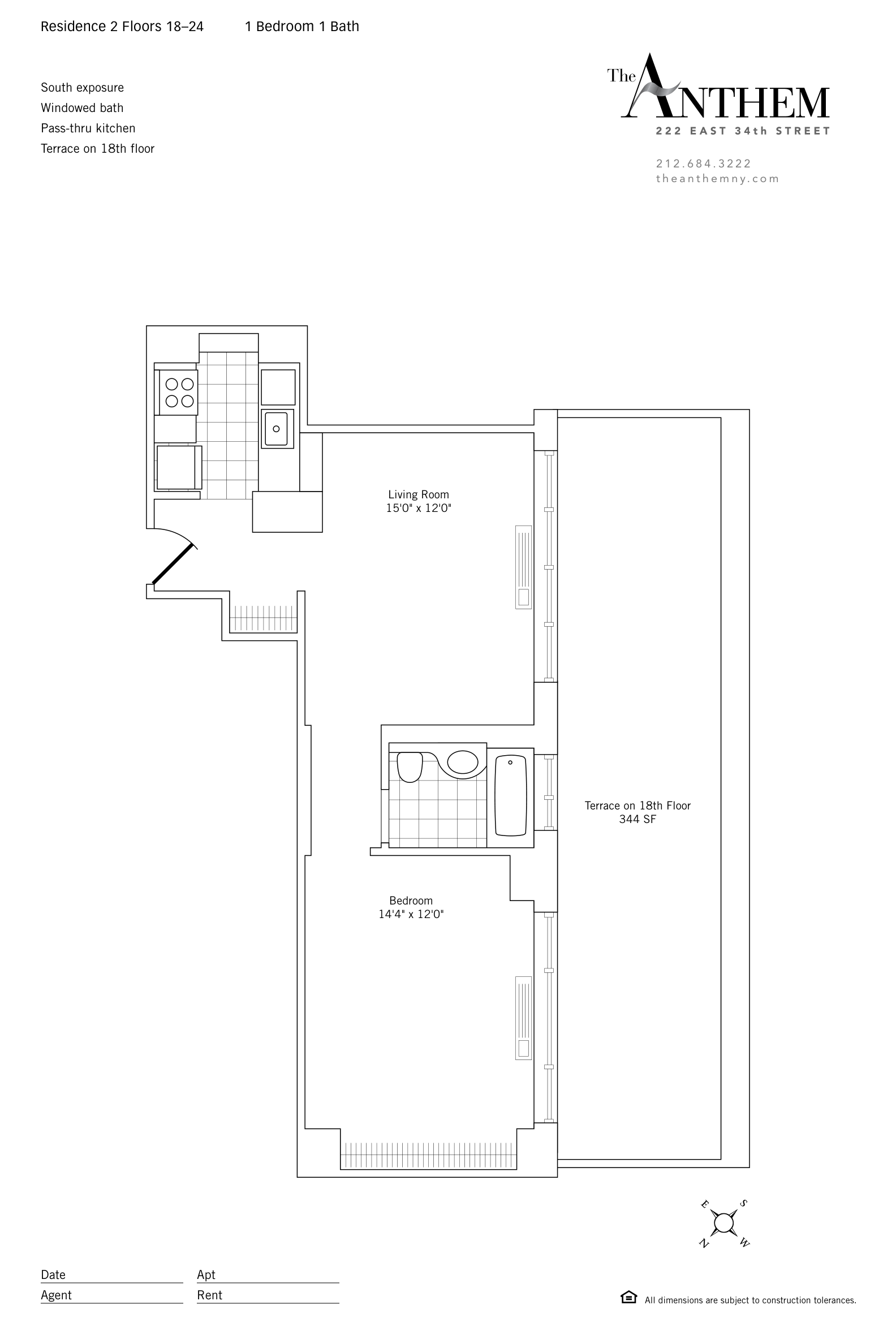 Floor plan — Residence 2102