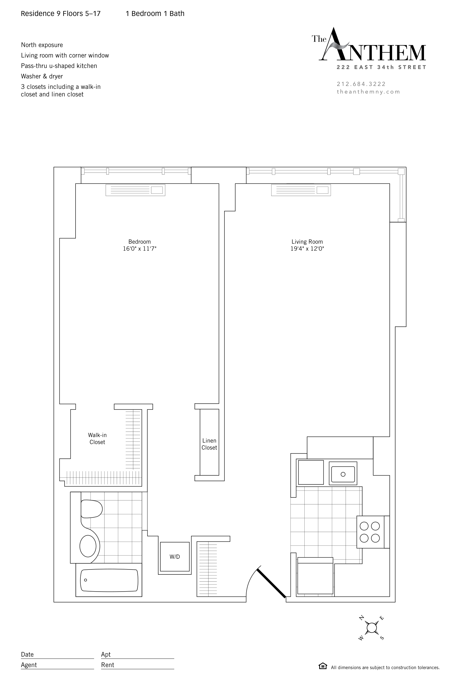 Floor plan — Residence 509