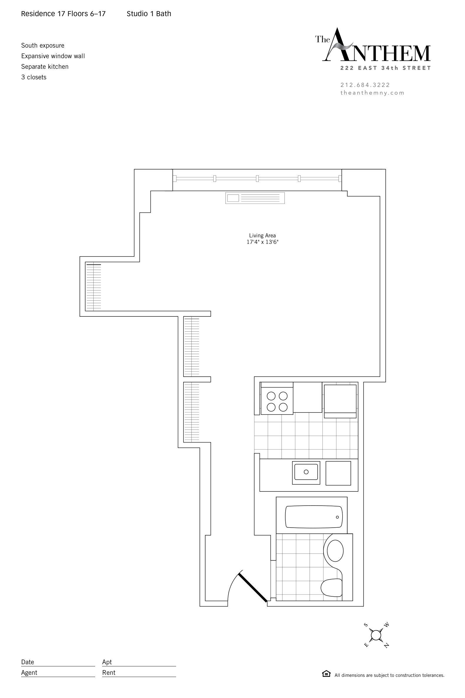Floor plan — Residence 1517