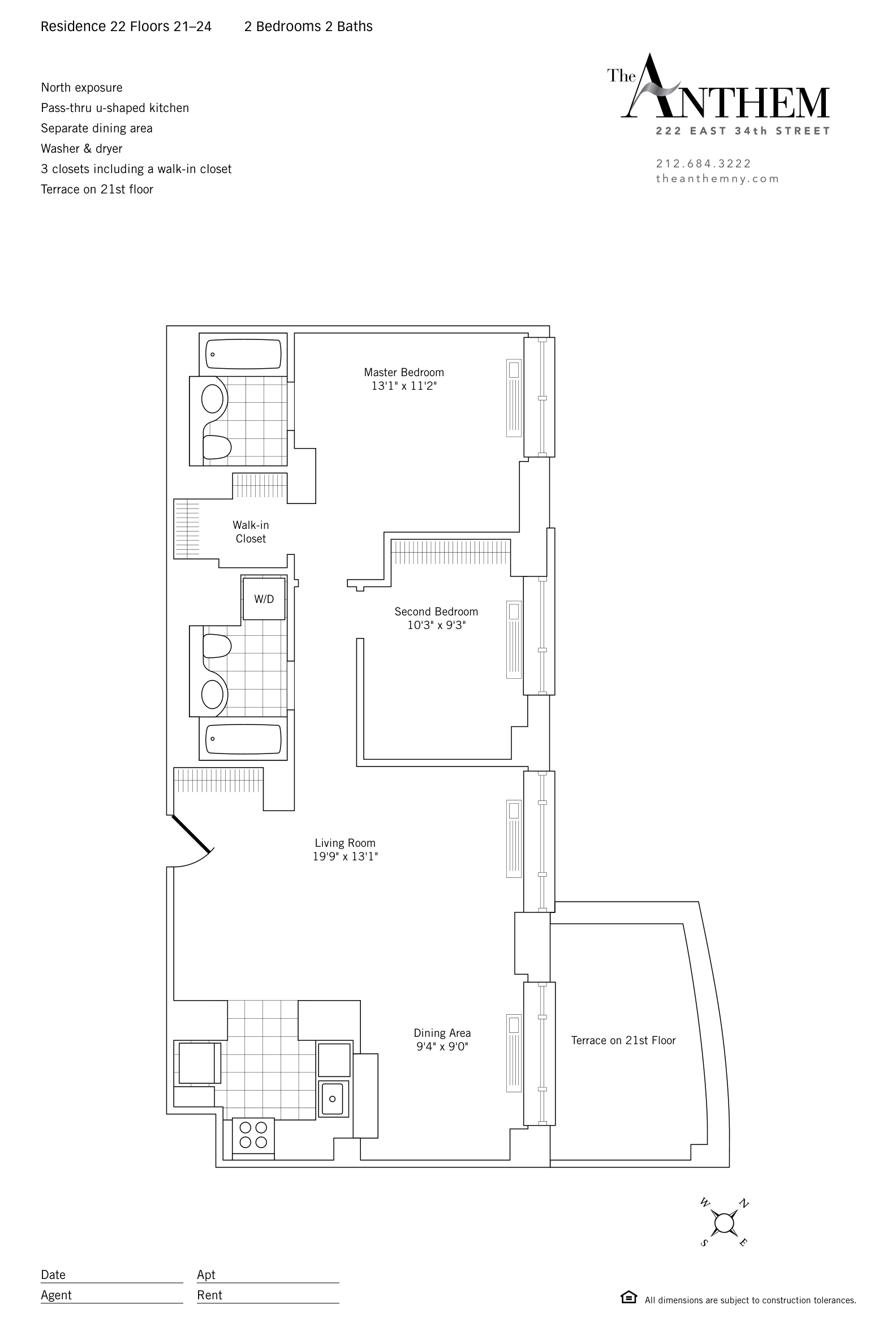 Floor plan — Residence 2322