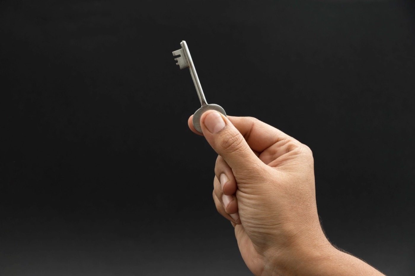 Apartment keys in hand after a successful tour