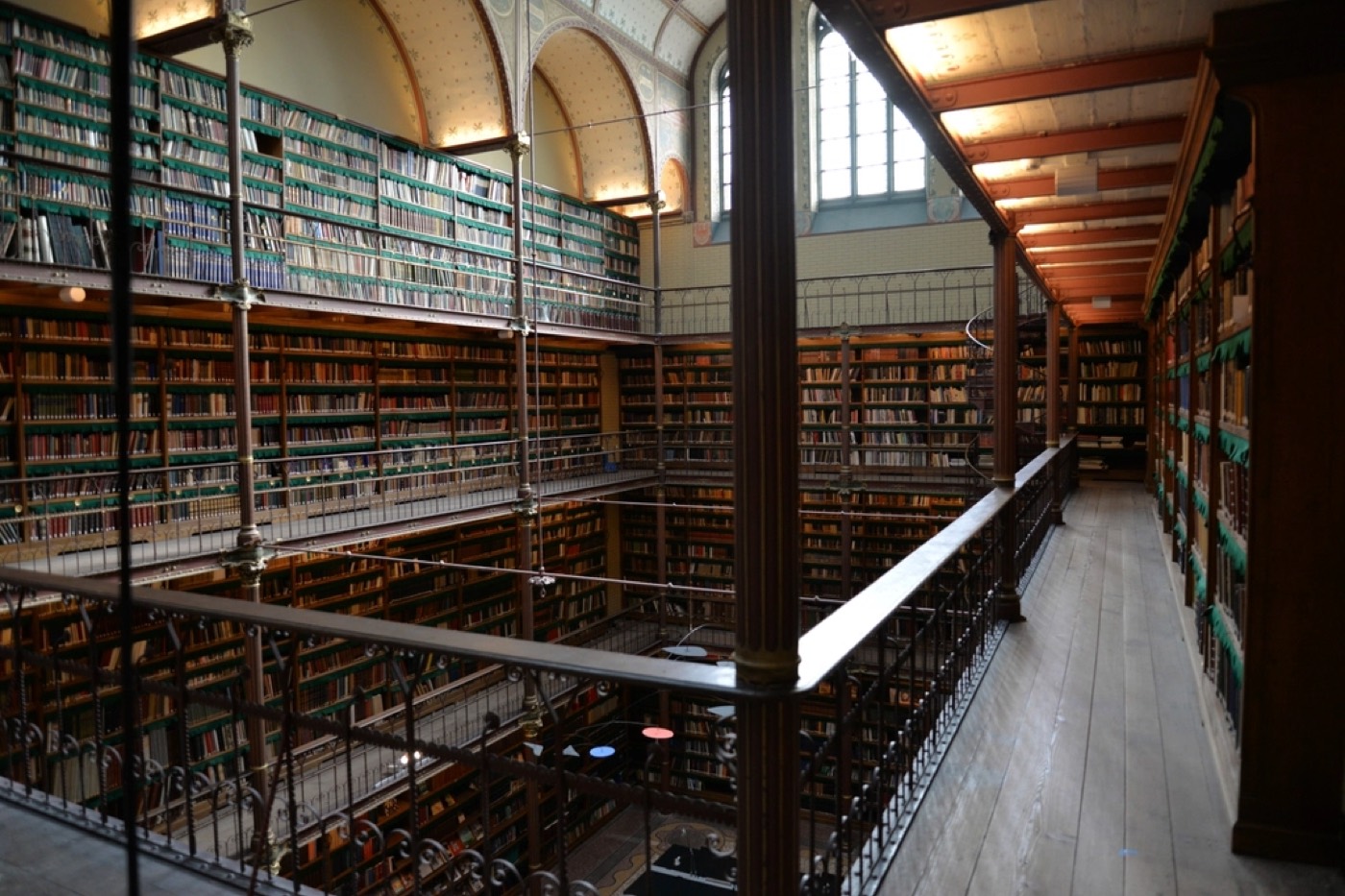 A library reading room, evoking the nearby Morgan Library