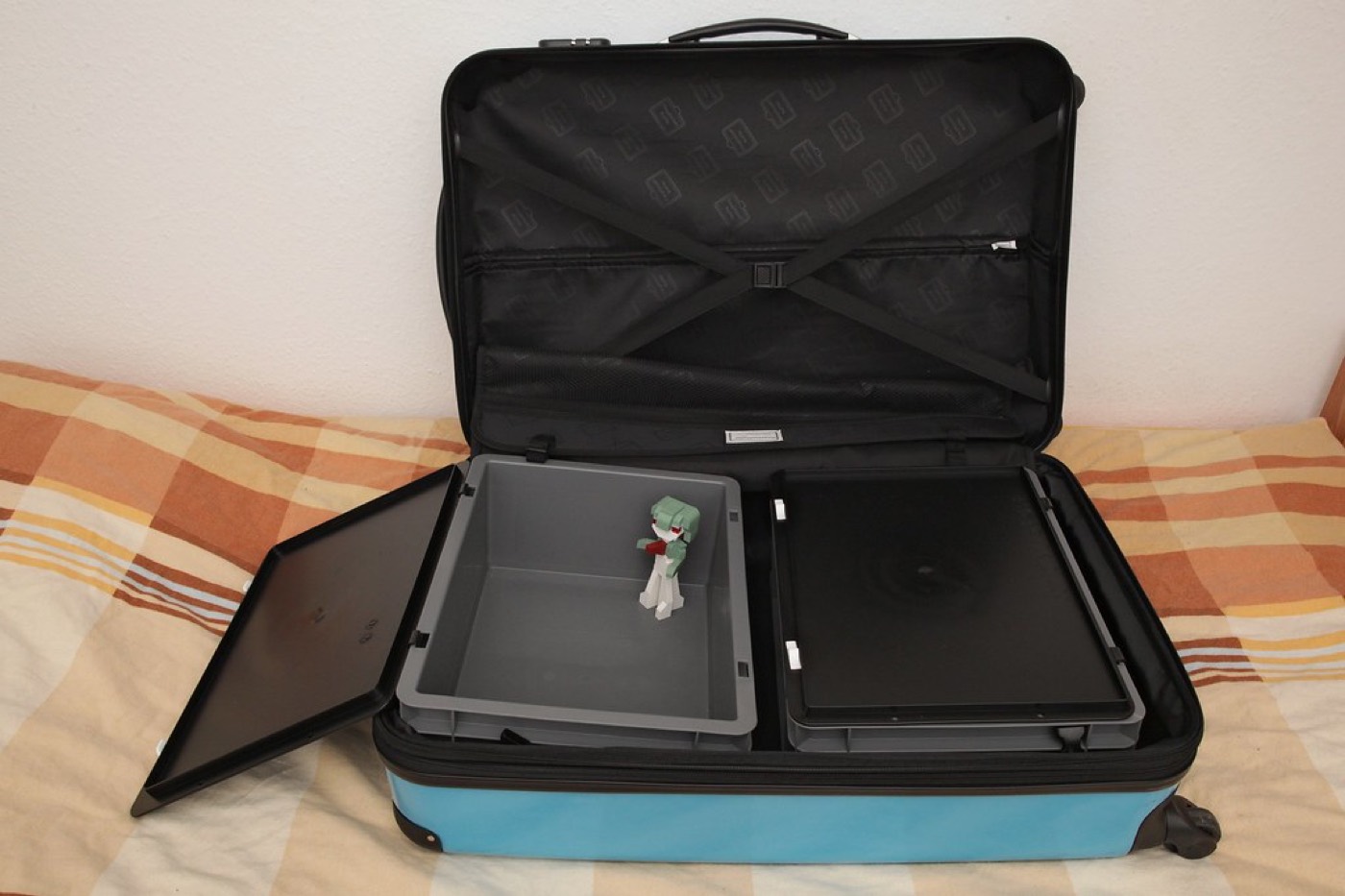 Luggage packed for a move to Manhattan
